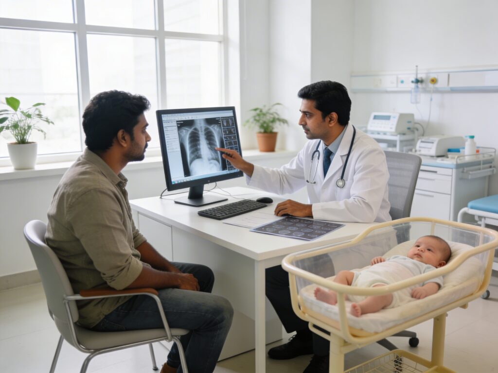 Signs of pneumonia in babies