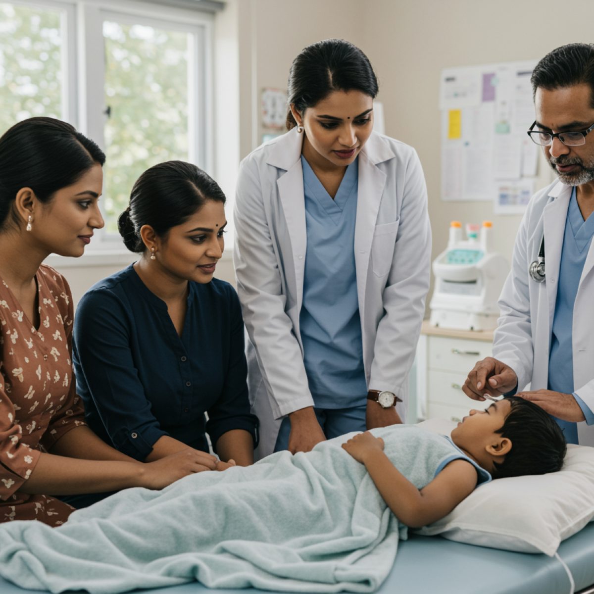 freepik_concerned-parents-listening-to-indian-doctor-explaining-safety-steps-child-relaxed-under-blanket-clean-pediatric-ward-compassionate-mood_0001